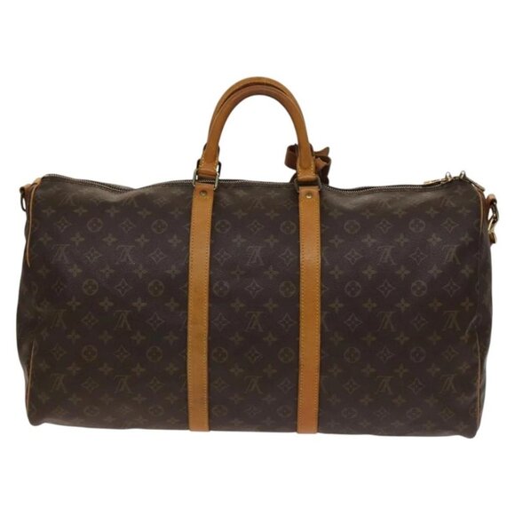 LOUIS VUITTON Monogram Keepall Bandouliere 55 Boston Bag - Picture 2 of 16